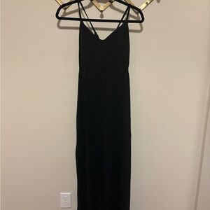 She Bird Chic Black Maxi Dress